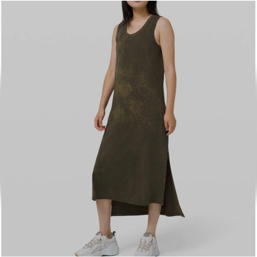 Lululemon Military Green Maxi Dress Size 12
